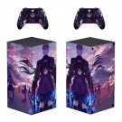 Fate stay night decal skin sticker for Xbox Series X console with controllers