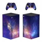 Sky Texture decal skin sticker for Xbox Series X console with controllers