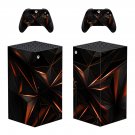 Digital Texture decal skin sticker for Xbox Series X console with controllers