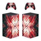 Digital Texture decal skin sticker for Xbox Series X console with controllers