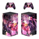 Anime decal skin sticker for Xbox Series X console with controllers