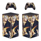 Anime decal skin sticker for Xbox Series X console with controllers