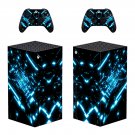 Digital Texture decal skin sticker for Xbox Series X console with controllers