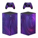 Digital Texture decal skin sticker for Xbox Series X console with controllers