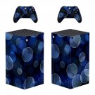 Digital Texture decal skin sticker for Xbox Series X console with controllers