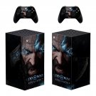 God of War Ragnarok decal skin sticker for Xbox Series X console with controllers