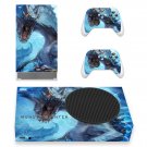 MHW Iceborne decal skin sticker for Xbox Series S console with controllers