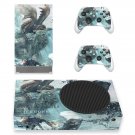 MHW Iceborne decal skin sticker for Xbox Series S console with controllers