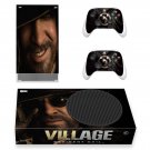 Resident Evil Village decal skin sticker for Xbox Series S console with controllers