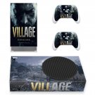 Resident Evil Village decal skin sticker for Xbox Series S console with controllers