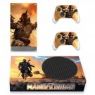 The Mandalorian decal skin sticker for Xbox Series S console with controllers
