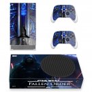 SW Fallen Order decal skin sticker for Xbox Series S console with controllers