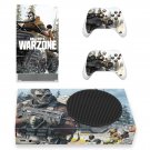 COD Warzone decal skin sticker for Xbox Series S console with controllers