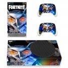 Fortnite decal skin sticker for Xbox Series S console with controllers
