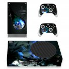 Final Fantasy 7 decal skin sticker for Xbox Series S console with controllers