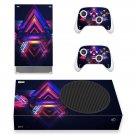 Digital Texture decal skin sticker for Xbox Series S console with controllers