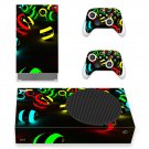 Colorball Texture decal skin sticker for Xbox Series S console with controllers
