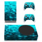 Digital Texture decal skin sticker for Xbox Series S console with controllers