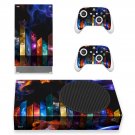 Digital Texture decal skin sticker for Xbox Series S console with controllers