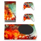 Digital Texture decal skin sticker for Xbox Series S console with controllers