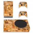 Solid Texture decal skin sticker for Xbox Series S console with controllers