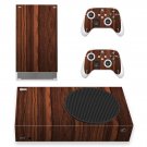 Wood Texture decal skin sticker for Xbox Series S console with controllers