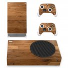 Wood Texture decal skin sticker for Xbox Series S console with controllers