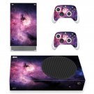 Galaxy Texture decal skin sticker for Xbox Series S console with controllers