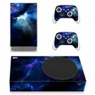 Galaxy Texture decal skin sticker for Xbox Series S console with controllers