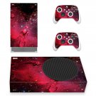Galaxy Texture decal skin sticker for Xbox Series S console with controllers