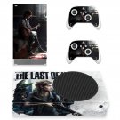 The Last of us 2 decal skin sticker for Xbox Series S console with controllers