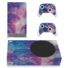 Digital Texture decal skin sticker for Xbox Series S console with controllers