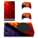Digital Texture decal skin sticker for Xbox Series S console with controllers