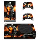 Soldiers decal skin sticker for Xbox Series S console with controllers
