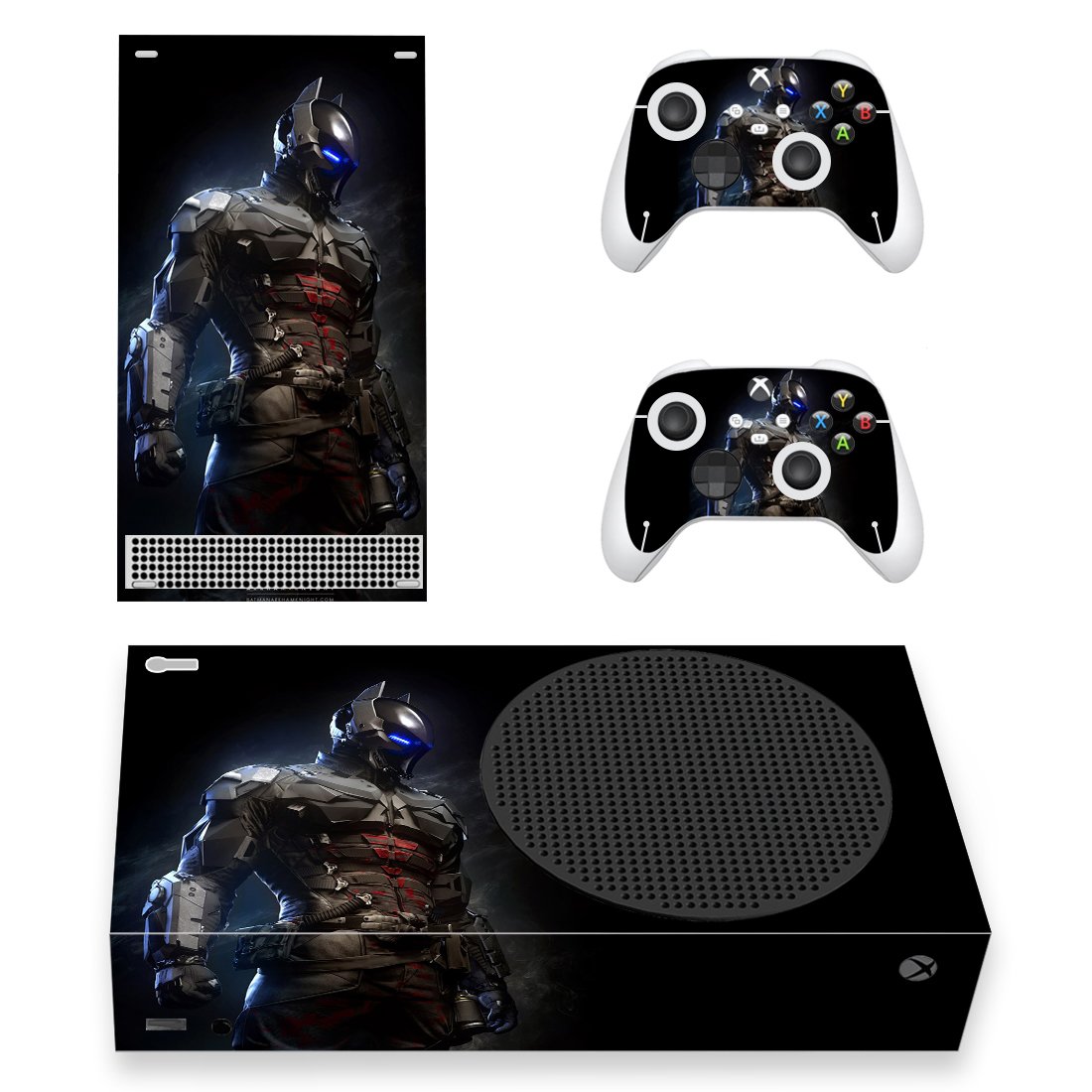 Batman Arkham Knight decal skin sticker for Xbox Series S console with controllers