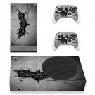 Batman decal skin sticker for Xbox Series S console with controllers