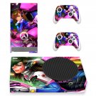 Overwatch decal skin sticker for Xbox Series S console with controllers