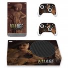 Resident Evil Village decal skin sticker for Xbox Series S console with controllers