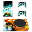 My Hero Academy decal skin sticker for Xbox Series S console with controllers