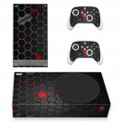 Digital Texture decal skin sticker for Xbox Series S console with controllers