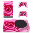 Rose View decal skin sticker for Xbox Series S console with controllers