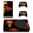 Diablo 2 decal skin sticker for Xbox Series S console with controllers