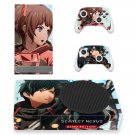 SCARLET NEXUS decal skin sticker for Xbox Series S console with controllers