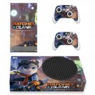 Ratchet and Clank decal skin sticker for Xbox Series S console with controllers