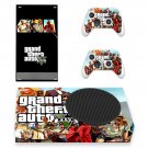 Grand theft Auto 5 decal skin sticker for Xbox Series S console with controllers