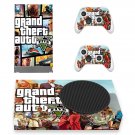 Grand theft Auto 5 decal skin sticker for Xbox Series S console with controllers