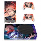 Jujutsu Kaisen decal skin sticker for Xbox Series S console with controllers