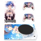 Date A Live decal skin sticker for Xbox Series S console with controllers