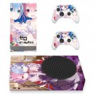 Date A Live decal skin sticker for Xbox Series S console with controllers