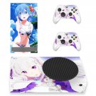 Date A Live decal skin sticker for Xbox Series S console with controllers